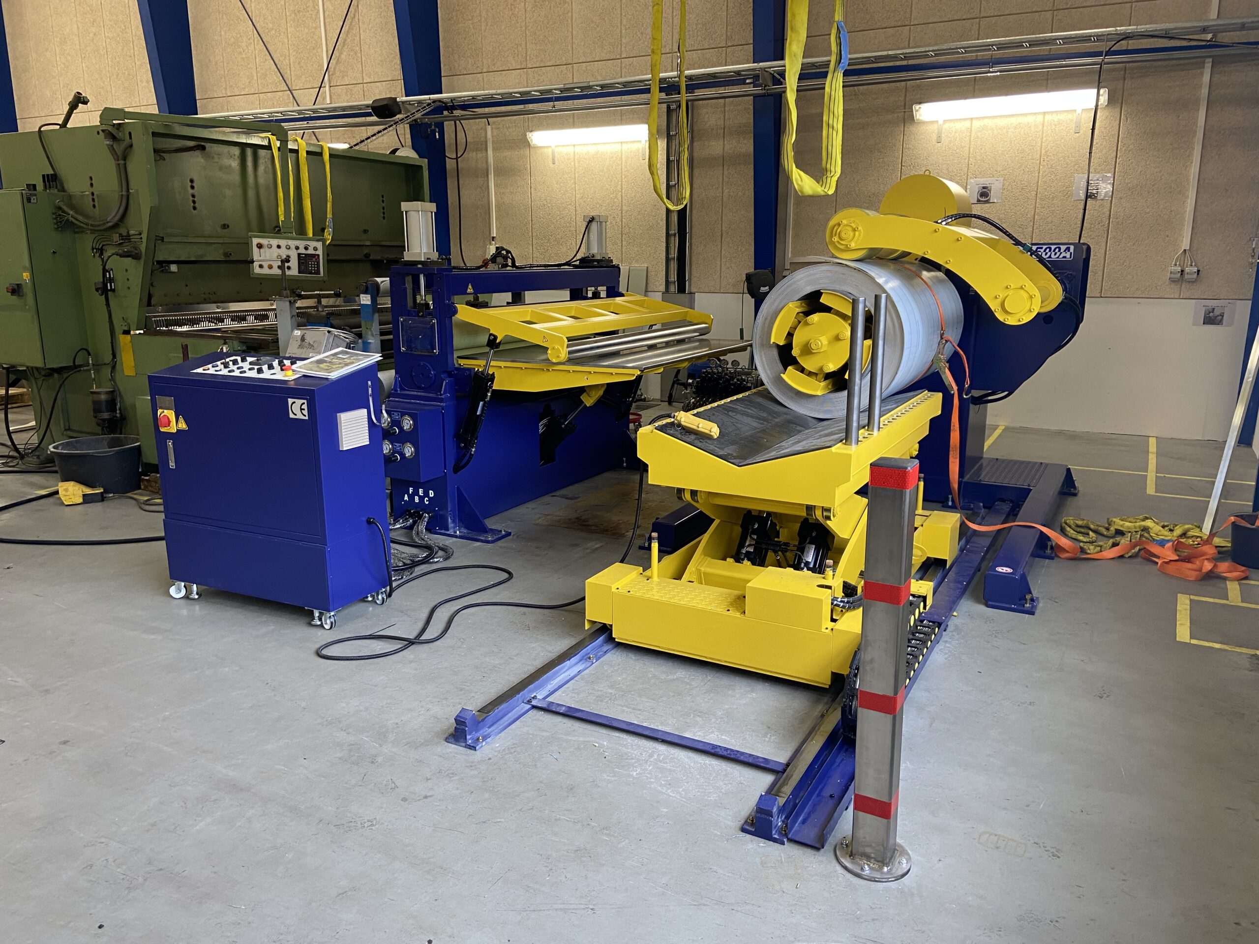 Pressentransfer mit Coil und Haspel