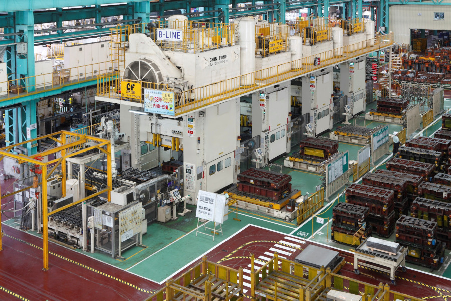 Tiefziehpresse Tandempresse